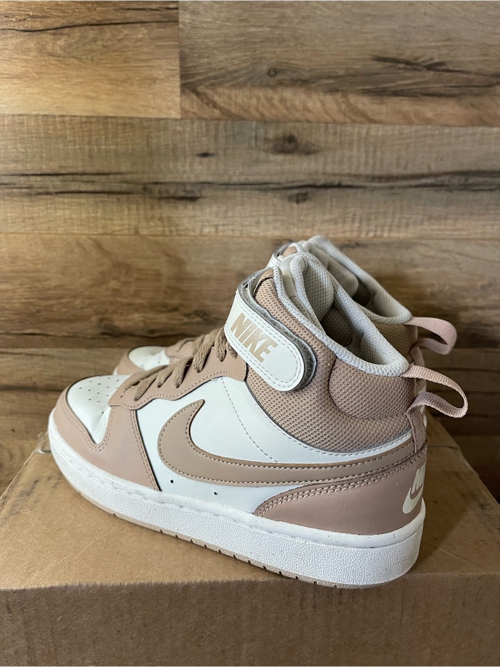 Nike Court Borough 2 High Top Sneakers  Kids, Size: 5Y